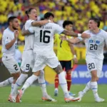 Darwin Núñez anotó el gol del empate de Uruguay ante Colombia por Eliminatorias. Foto: CONMEBOL