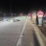 Accidente de motocicleta en la vía Cuenca-Loja, a la altura de parroquia Susudel, perteneciente al cantón Oña.