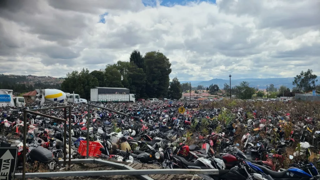 La Policía anunció este lunes 6 de noviembre de 2023 que chatarrizará 4.341 vehículos retenidos entre 2011 y 2019.