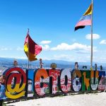El mirador turístico de Ictocruz cuenta con una vista privilegiada de 180 grados de la ciudad de Cuenca. Foto Cortesía