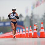 Glenda Morejón en la prueba de 20km marcha. Foto: Comité Olímpico
