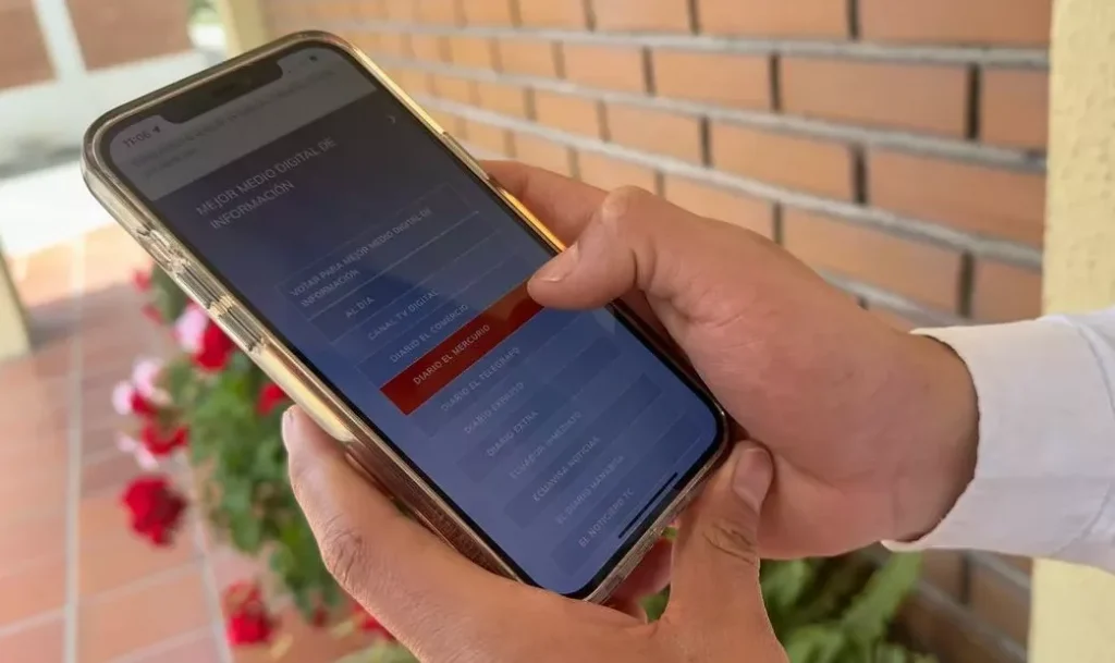 Si desea votar por El Mercurio puede hacerlo en la página web del ITV hasta el 20 de octubre. Foto RS