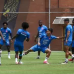 La selección ecuatoriana de fútbol se prepara para enfrentar a Bolivia por la tercera fecha de las Eliminatorias. Foto: EFE