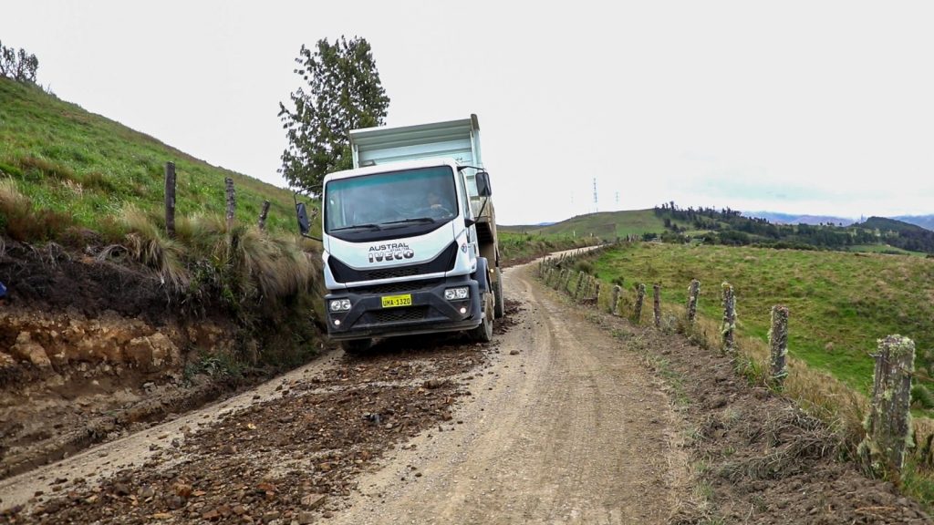 Las obras viales seguirán siendo prioridad para el año 2024. La maquinaria trabaja en diferentes frentes. Cortesía
