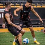 Jugadores de Barcelona SC se alistan para el 'Clásico' ante Emelec. Foto: Barcelona SC