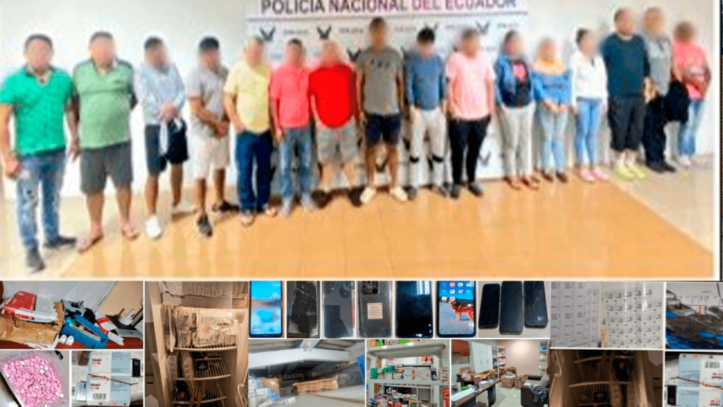 La Policía Nacional desarticuló una banda que falsificaba medicamentos contra el cáncer. Foto Policía Nacional