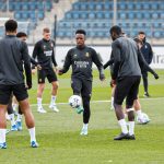 Jugadores del Real Madrid se preparan para recibir al Sporting Braga por la Champions. Foto: Real Madrid