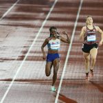 Nicole Caicedo consigue medalla de plata para Ecuador en los 400 metros planos de Atletismo. Foto: Comité Olímpico