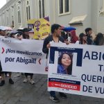 Estudiantes universitarios cumplen marchas para exigir resultados en la búsqueda de Abigail Supliguicha desaparecida en Cuenca.