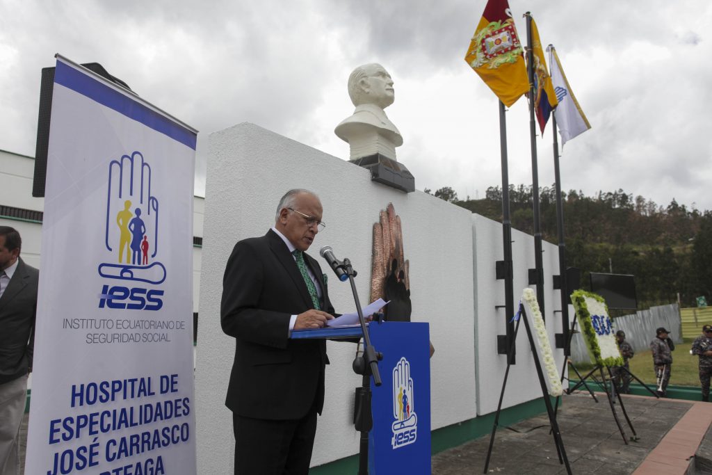 Un evento especial tuvo lugar la mañana de ayer en las afueras del Hospital. /XCA