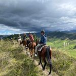 Las rutas se cumplen por los páramos. Uno de los recorridos se dirige al cerro Francés-Urco. Cortesía