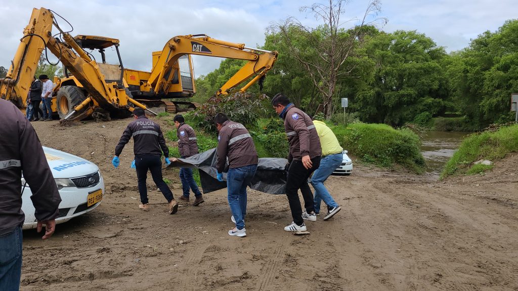 El 11 de marzo de 2023, la Policía Nacional cumplió con el levantamiento del cuerpo de la víctima, en el río Cuenca, sector Guangarcucho.