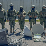 Redes de internet usadas por los privados de libertad de la cárcel de Turi fueron desarmadas por personal de las Fuerzas Armadas.