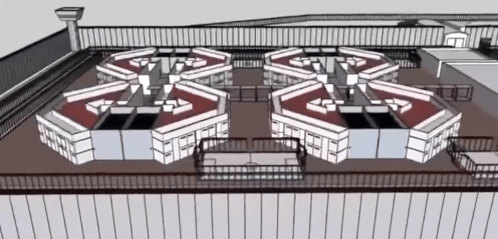 El presidente Daniel Noboa presentó los diseños de lo que serán las dos nuevas cárceles que serán construidas en Pastaza y Santa Elena.