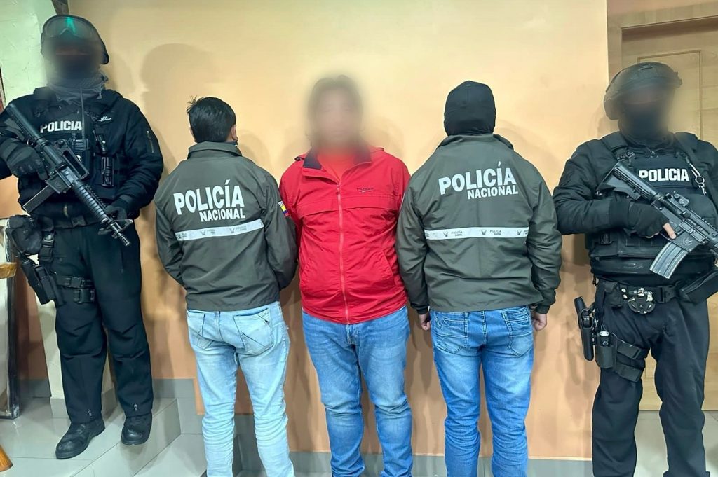 Colón Pico pide garantías a Noboa para entregarse. Foto Policía Nacional