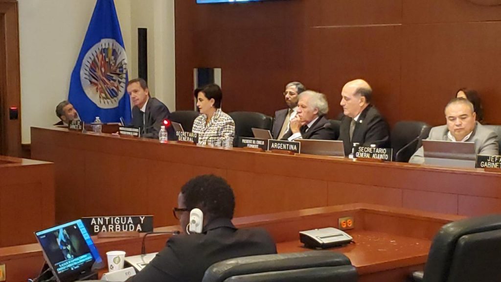 La OEA rechazó la violencia en Ecuador y ofreció su apoyo "técnico" y "político" al Gobierno del presidente Daniel Noboa.