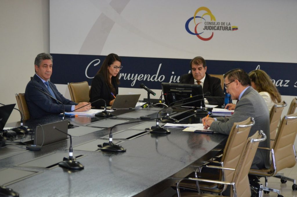 El Pleno del Consejo de la Judicatura declaró la necesidad emergente de designar conjueces temporales de la Corte Nacional de Justicia.