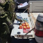 Material pirotécnico decomisado en un negocio de la avenida Huayna Capac.