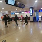 Seguridad en las instalaciones del aeropuerto de Cuenca.