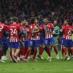 Jugadores del Atlético Madrid celebran pase a la semifinal de la Copa del Rey: Foto: EFE