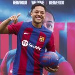 El brasilero Vitor Roque, fue presentado ante la afición del FC Barcelona. El delantero de 18 años debutó ante las Palmas.