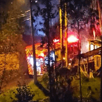 Un total de cinco explosiones se registraron en Azuay entre la noche del lunes 8 de enero y la madrugada del martes 9 de enero de 2024.