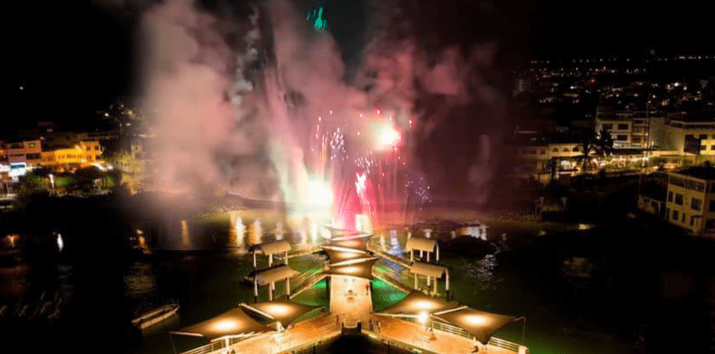 El Ministerio del Ambiente investiga sobre el uso de fuegos pirotécnicos en Santa Cruz. Foto Internet