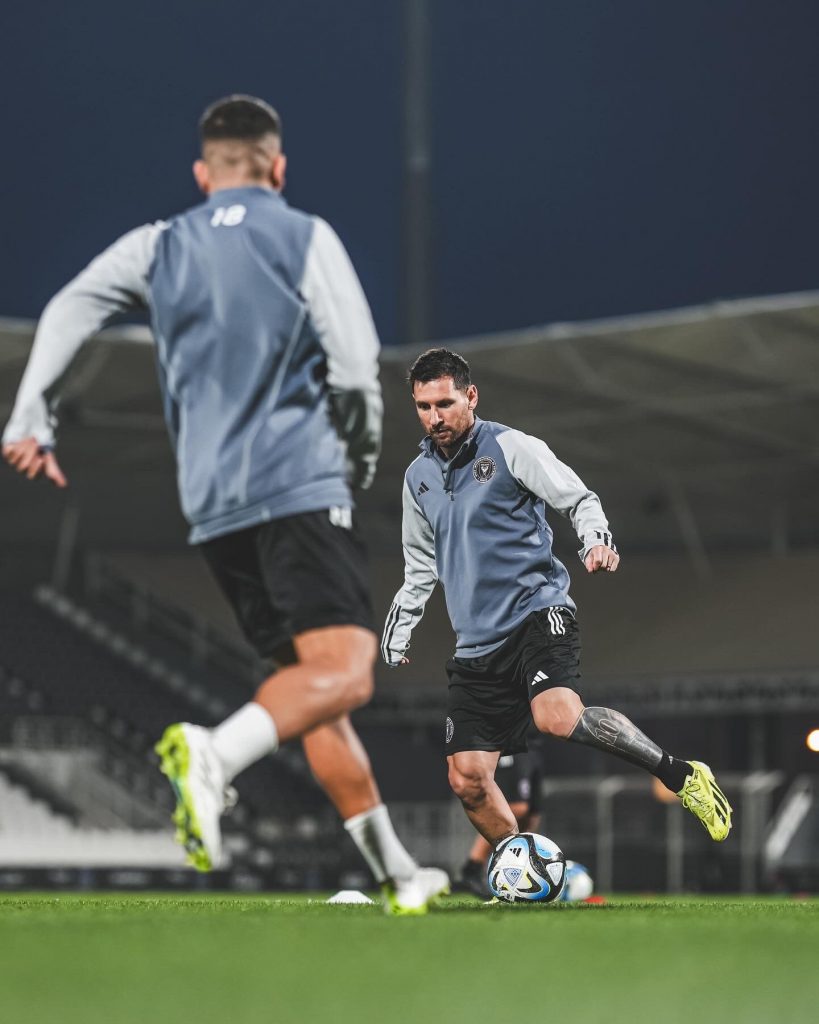 Messi se prepara para duelo amistoso con el Inter Miami. Foto: Inter Miami