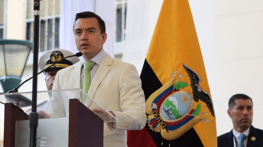 El presidente Daniel Noboa emitió el decreto 112.