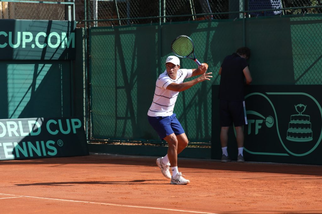 Gonzalo Escobar es baja en el equipo Copa Davis para enfrentar a Egipto