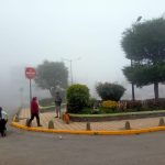 La parroquia Molleturo será una de las primeras beneficiarias de la entrega de leche de fórmula. En la imagen se observa el parque central de la localidad. BPR