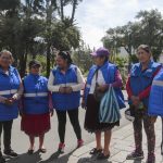Las mujeres recicladoras de la ciudad participaron ayer del evento de presentación de los resultados del estudio académico. XCA