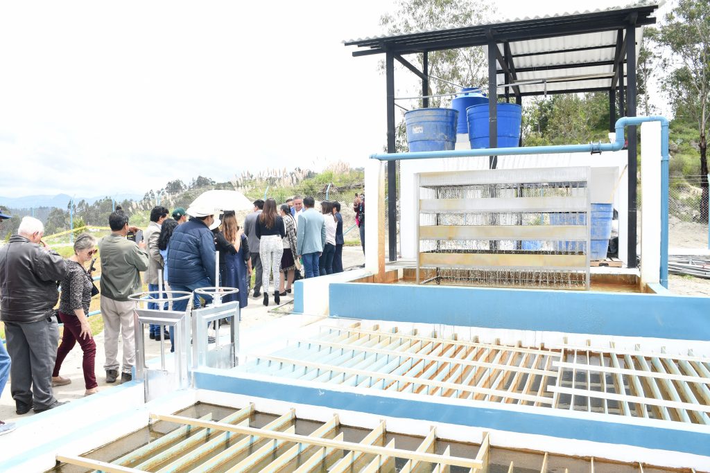 El sistema de agua potable de San Cristóbal fue repotenciado. Se caracteriza por equipos modernos para garantizar el servicio a siete comunidades. Cortesía