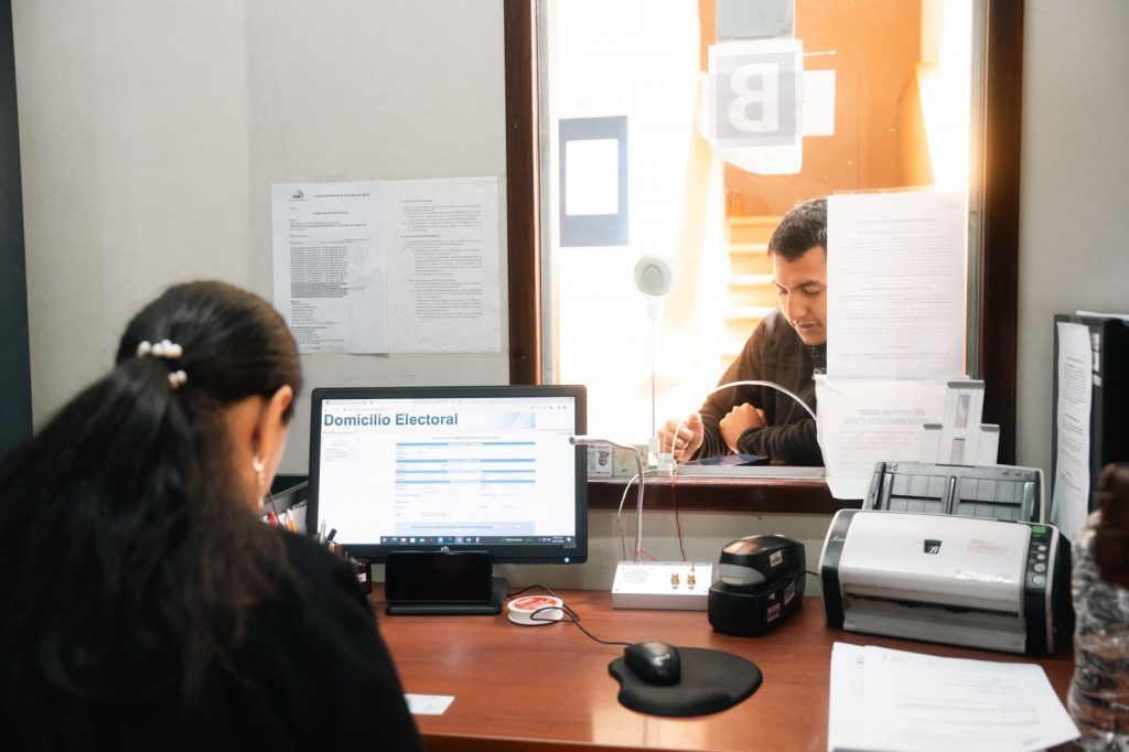 El cambio de domicilio electoral se realiza en a modalidad web.