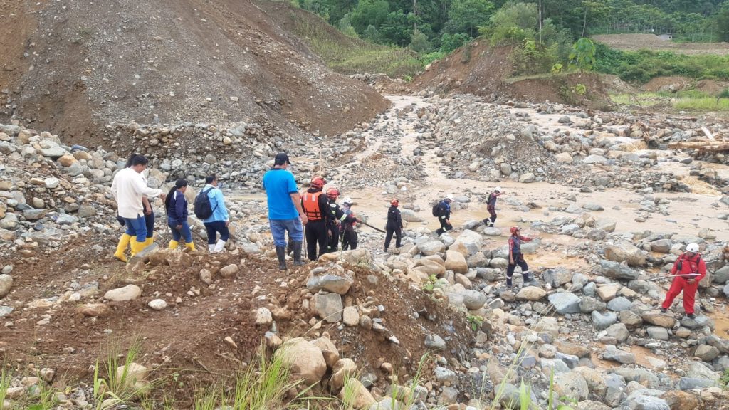 Azuay golpeado por las lluvias.