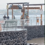 Nueve personas fueron rescatadas de un avioneta que cayó en una playa cercana a las Islas Galápagos. Foto captura de pantalla