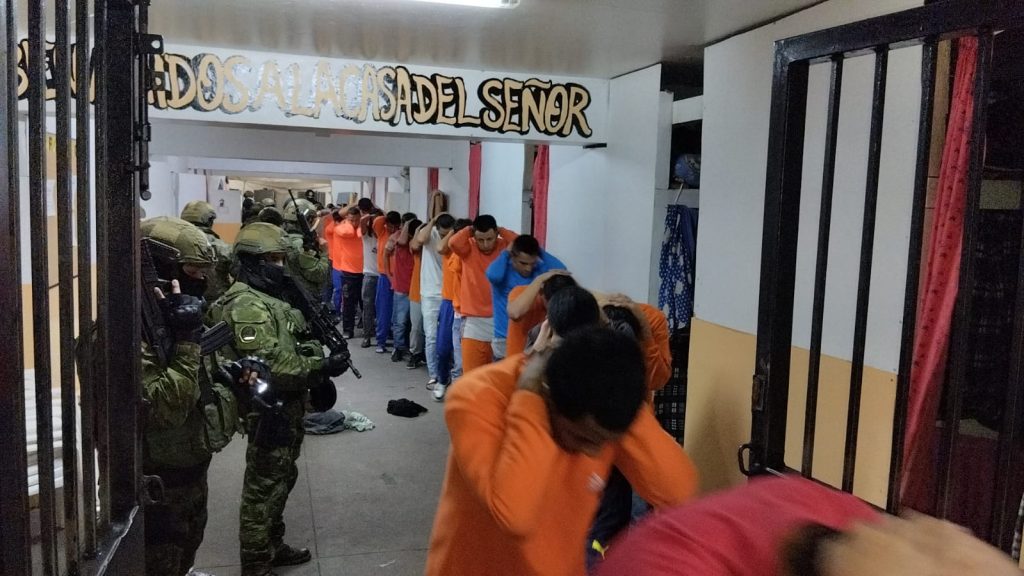 Intervención del centro de privación No. 1 Pichincha.