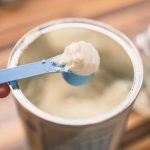 Referencia de la leche en polvo.