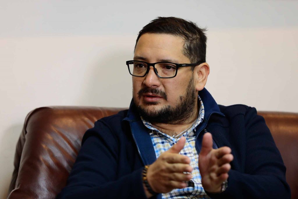 Diego Matovelle, asambleísta de Azuay y coordinador de Acción Democrática Nacional (ADN) en esta provincia.