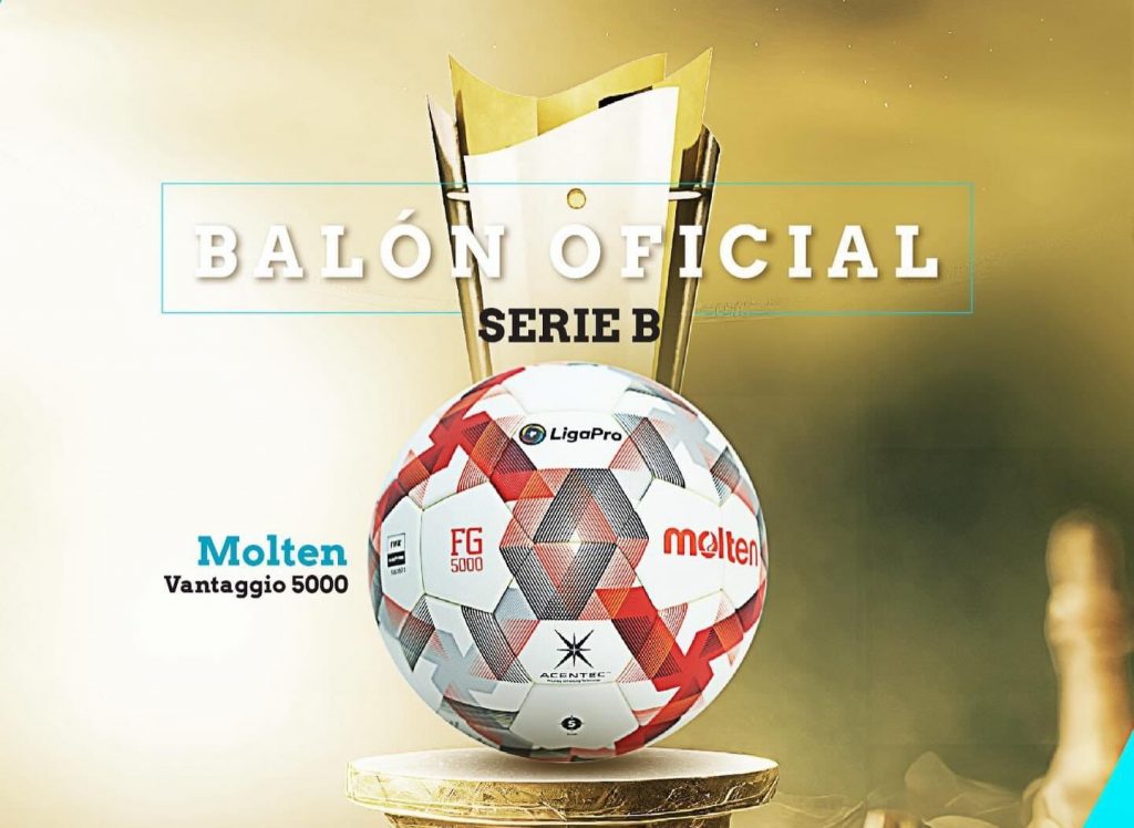 Monten Vantaggio 5000, es el nombre del balón oficial para la Serie B. Foto LigaPro