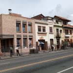 Las calles del Centro Histórico de Cuenca se mantienen cerradas por la visita del presidente Noboa a Cuenca.. Foto Gobernación