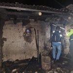 Así terminó parte de la vivienda en Tutupali en la que una adulta mayor de 98 años de edad falleció.