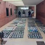 El 11 de febrero de 2024, la Policía Nacional ejecutó un operativo antidrogas, denominado ‘Tempestad’, que dejó como resultado la incautación de 1’127.950 gramos. de cocaína. Foto Policía Nacional