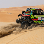 Sebastián Guayasamín y su copiloto, Fernando Acosta, lograron el segundo lugar en la segunda etapa del Campeonato Mundial del Rally Raid.