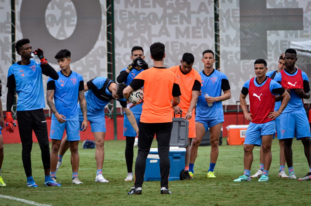 Plantel de Liga de Quito se alista para medirse a Fluminense. Foto: Liga de Quito