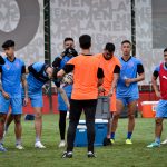 Plantel de Liga de Quito se alista para medirse a Fluminense. Foto: Liga de Quito