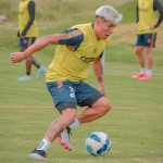 El lateral izquierdo, Nazareno Romero, ya entrena a la par de sus compañeros en Deportivo Cuenca para el 2024.