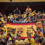 Los hinchas de Barcelona Sporting Club podrán disfrutar de la Noche Amarilla por primera vez en Estados Unidos. Foto EFE