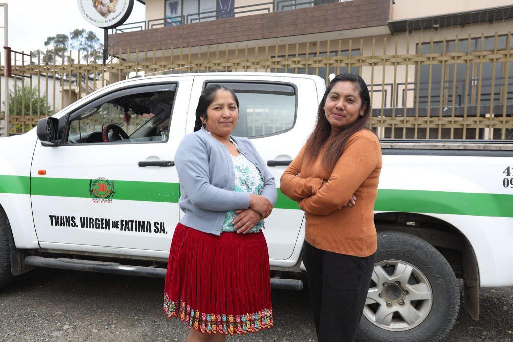 sinincay mujeres choferes