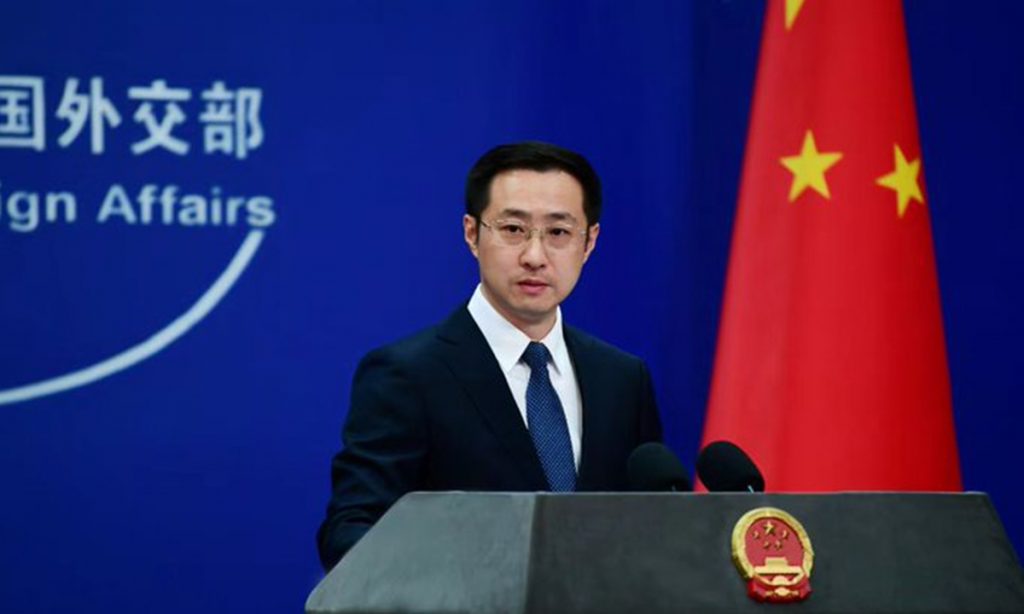 El portavoz de la Cancillería china Lin Jian subrayó que China "continuará tomando las medidas necesarias para defender firmemente su soberanía territorial y sus derechos marítimos".